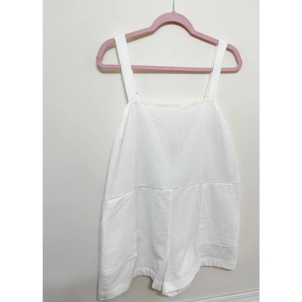 Show Me Your Mumu Catch Me Romper Size XS Shortalls White Playsuit Boho Comfy - Picture 4 of 5